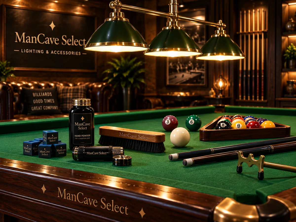 Pool cues, balls and accessories