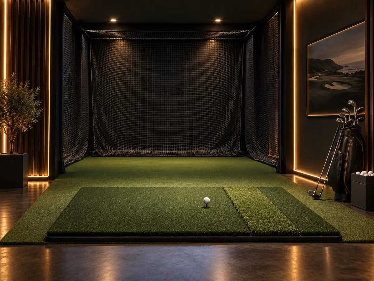 Golf hitting mats and nets